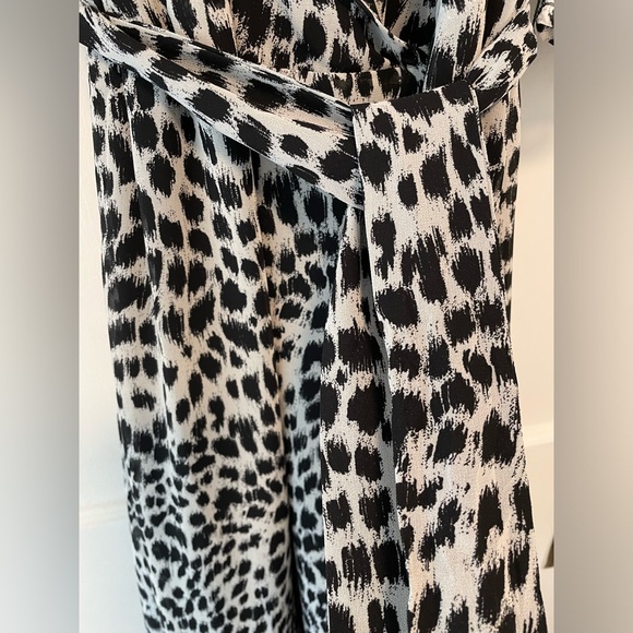 Mango Wrap Dress, Leopard Print, Size XS (US 2), NWT - Picture 3 of 10